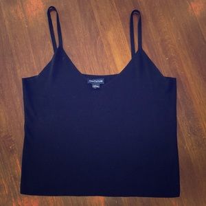 Knit black camisole